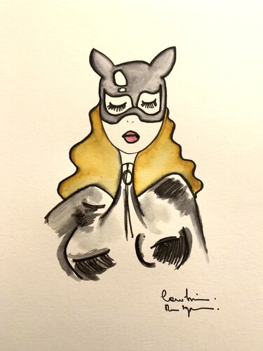 Cat-Nana by Caroline Montigneaux, Drawing for Sale on Select