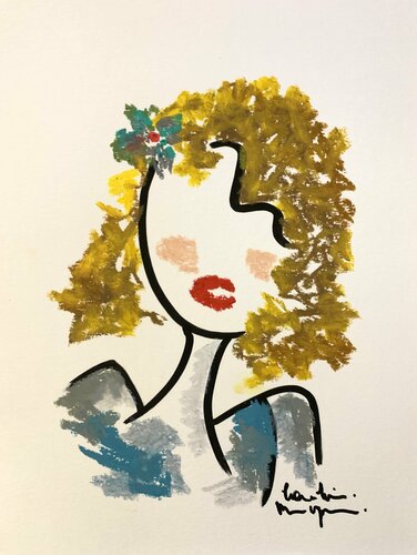 Une seconde ou la vie entière by Caroline Montigneaux, Drawing for Sale on Select