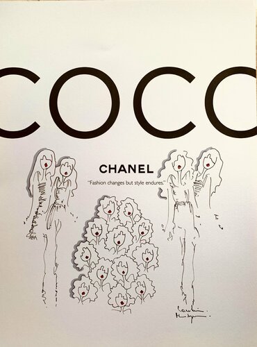 Coco Chanel #1 by Caroline Montigneaux, Drawing for Sale on Select