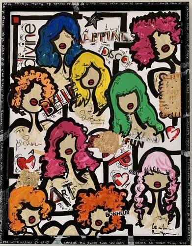 Divine i am by Caroline Montigneaux, Painting for Sale on Select