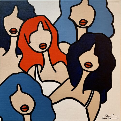jolie rebelle by Caroline Montigneaux, Painting for Sale on Select