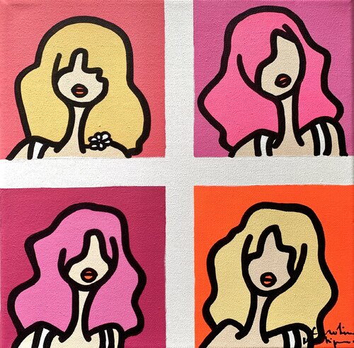 Roudoudou framboise by Caroline Montigneaux, Painting for Sale on Select