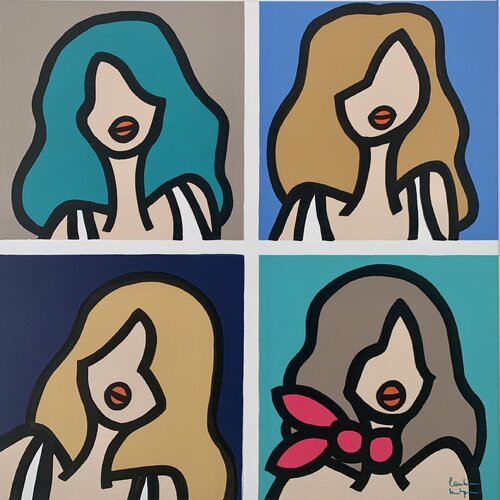Moka Framboise by Caroline Montigneaux, Painting for Sale on Select
