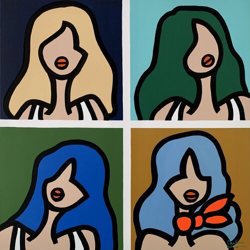 Moka Myrtille by Caroline Montigneaux, Painting for Sale on Select