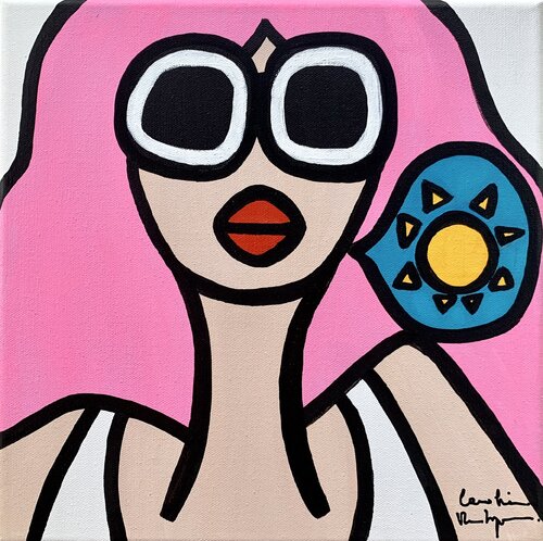 Ken, Where are you ? by Caroline Montigneaux, Painting for Sale on Select