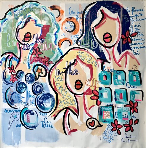 In the air by Caroline Montigneaux, Painting for Sale on Select