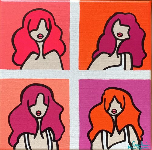 Abricot rose by Caroline Montigneaux, Painting for Sale on Select