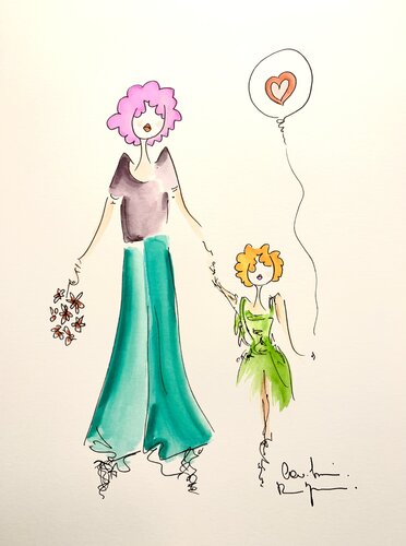 Petit coeur by Caroline Montigneaux, Drawing for Sale on Select