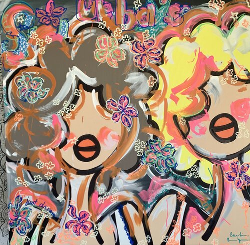 Sunny sorbet cacao by Caroline Montigneaux, Painting for Sale on Select