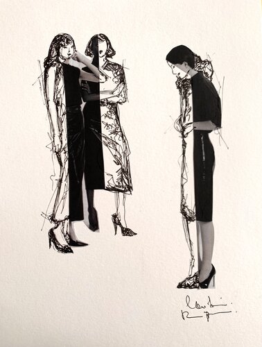 Sodade by Caroline Montigneaux, Drawing for Sale on Select