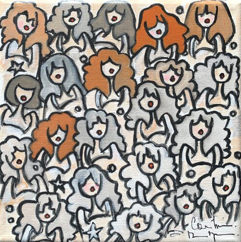 Sorbet argile by Caroline Montigneaux, Painting for Sale on Select