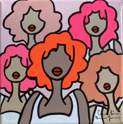 Sorbet clementine by Caroline Montigneaux, Painting for Sale on Select