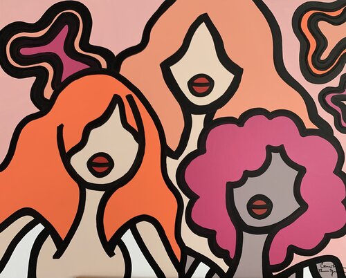 Sorbet tralala by Caroline Montigneaux, Painting for Sale on Select