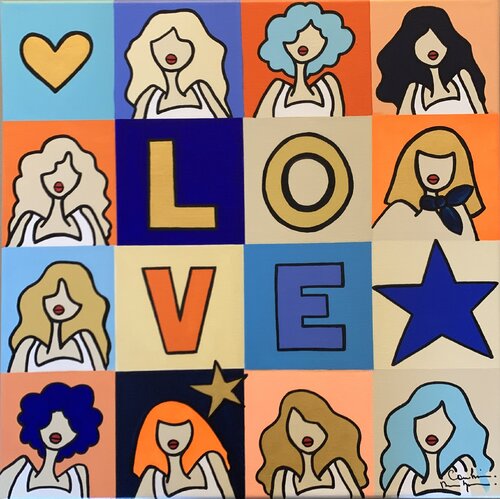 Love today by Caroline Montigneaux, Painting for Sale on Select