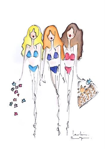 SPF Nana by Caroline Montigneaux, Drawing for Sale on Select