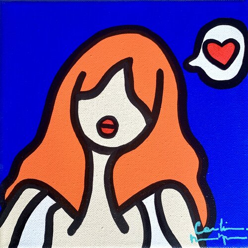 Petit boudoir Majorelle by Caroline Montigneaux, Painting for Sale on Select