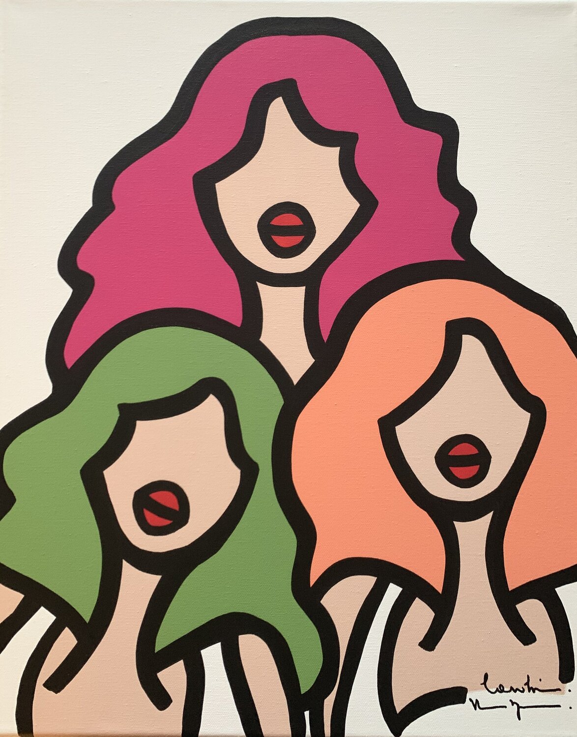 Smoothie Kiwi 2025 Caroline Montigneaux Original painting for sale