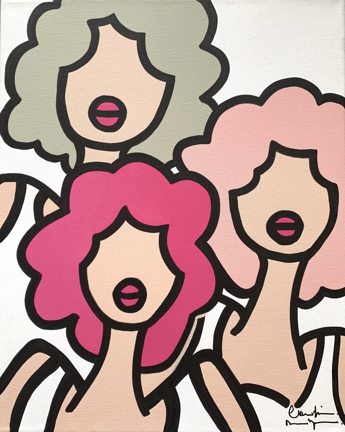 Smoothie chamallow 2025 Caroline Montigneaux Original painting for sale