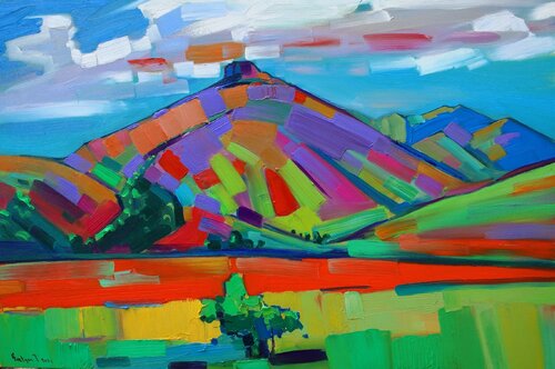 Landscape in Lori by Tigran Avetyan, Painting for Sale on Select