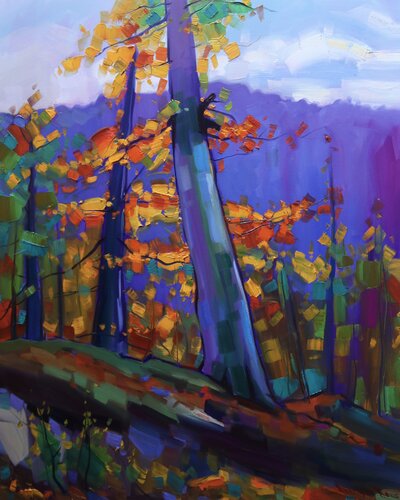 Autumn day by Tigran Avetyan, Painting for Sale on Select