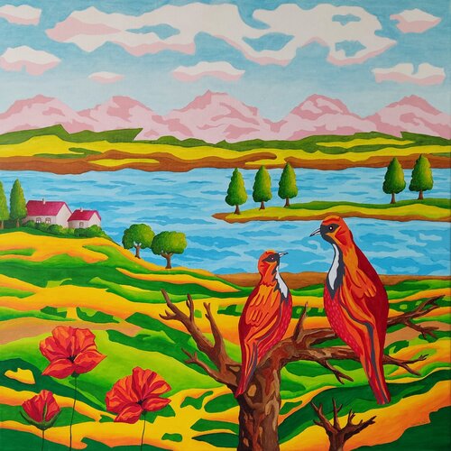 Fairyland 3. by Peter Vamosi, Painting for Sale on Select