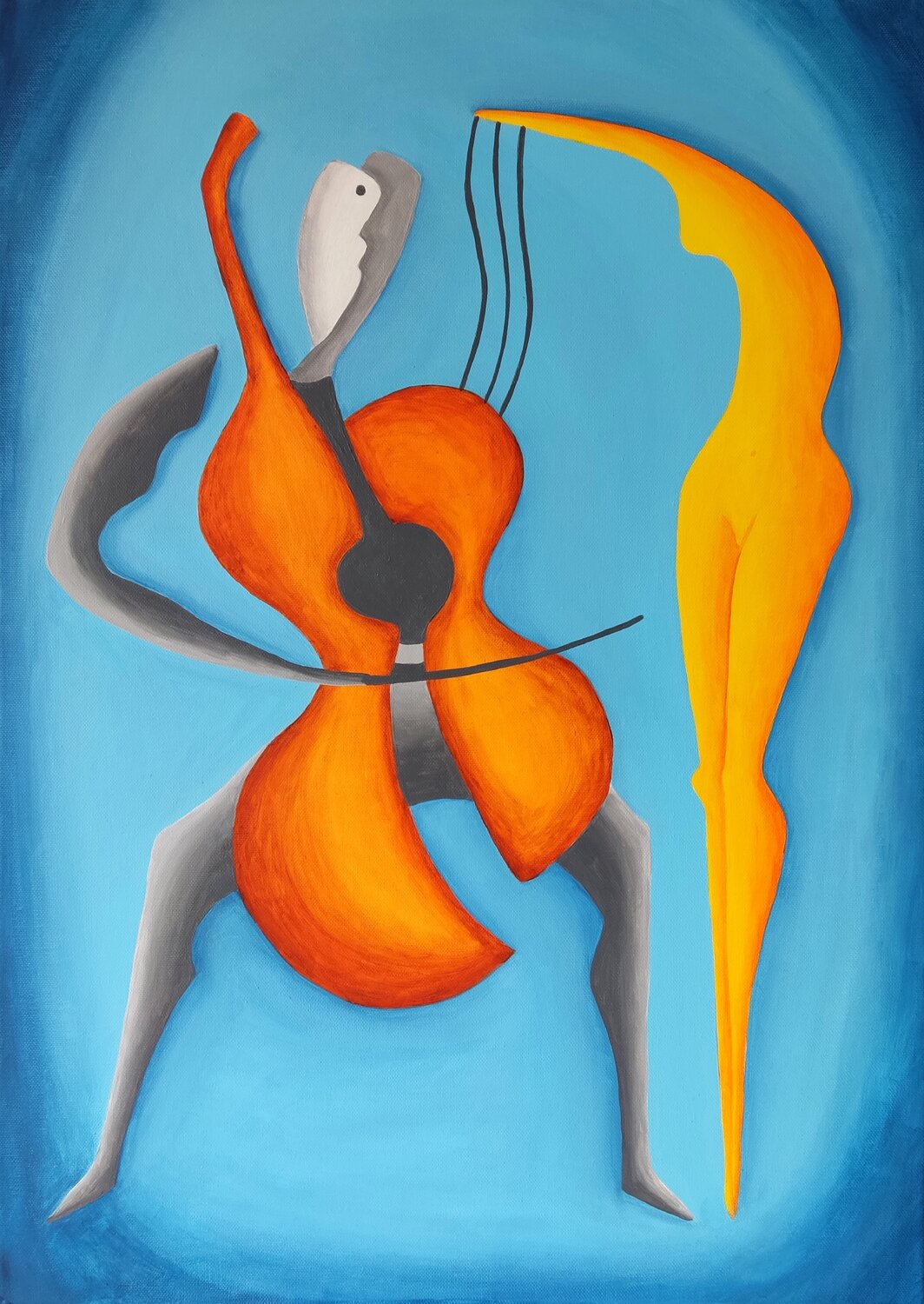 Love song 1. Peter Vamosi Original painting for sale