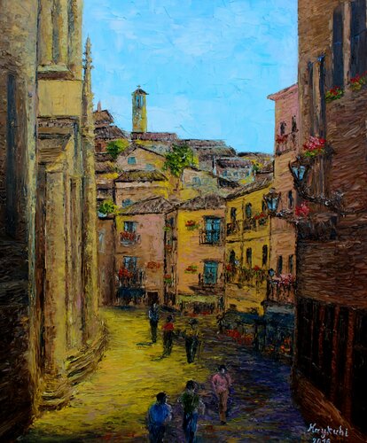 Toledo by Haykuhi Khachatryan, Painting for Sale on Select