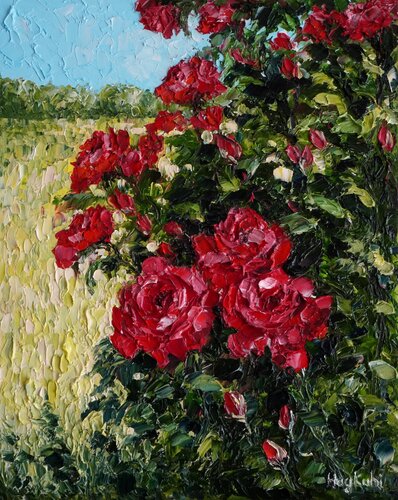 Roses by Haykuhi Khachatryan, Painting for Sale on Select