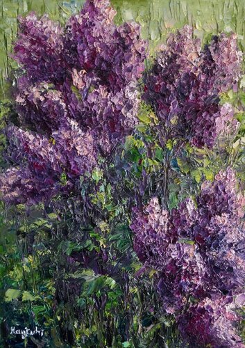 Lilacs by Haykuhi Khachatryan, Painting for Sale on Select