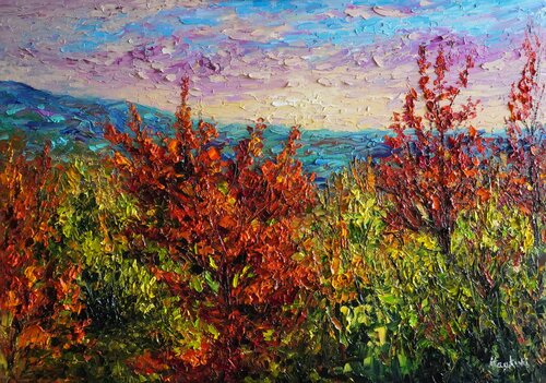 Autumn vibes by Haykuhi Khachatryan, Painting for Sale on Select