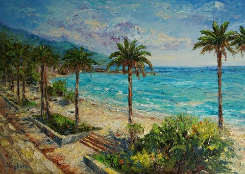 Cote d'Azur by Haykuhi Khachatryan, Painting for Sale on Select
