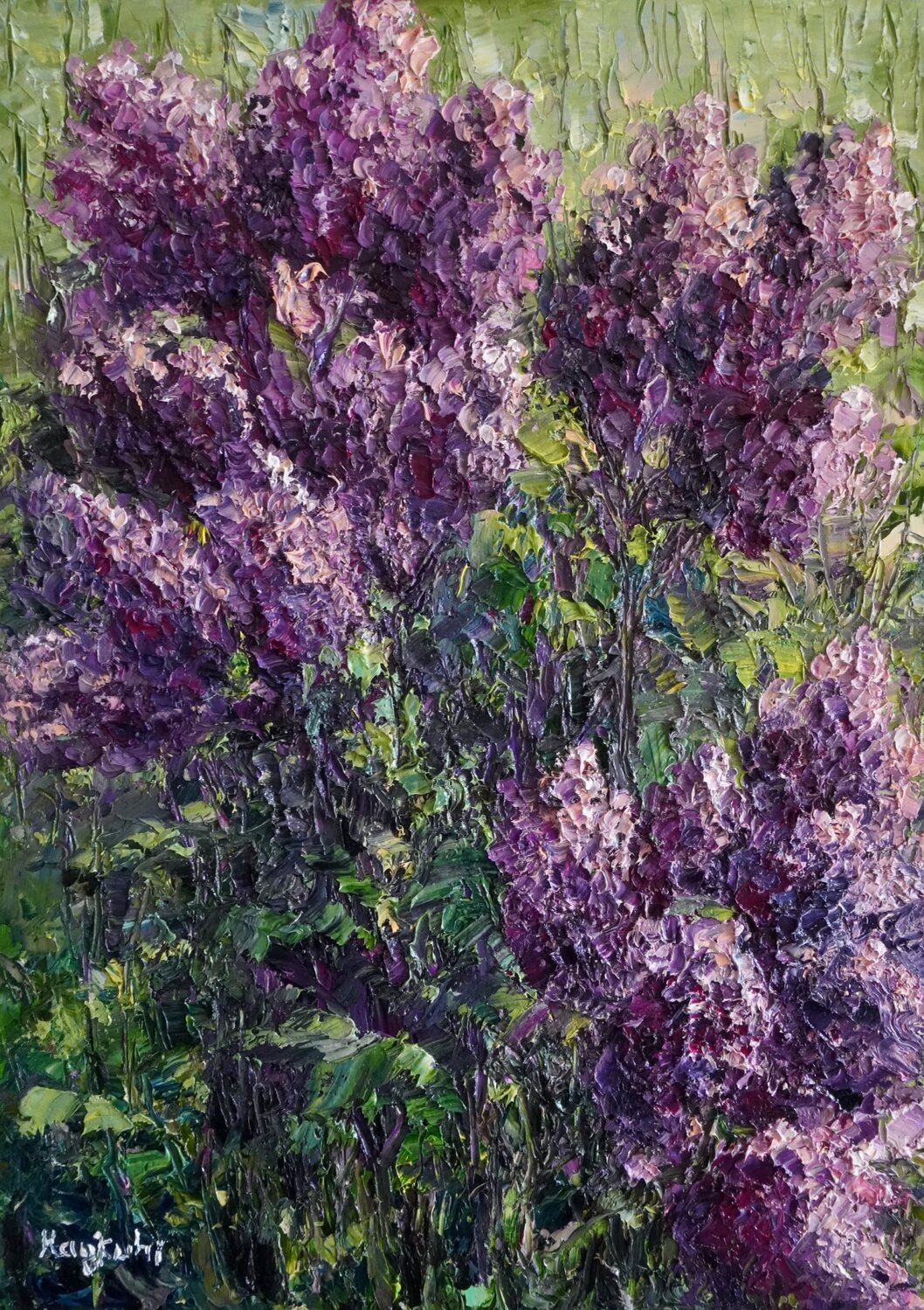 Lilacs Haykuhi Khachatryan Original painting for sale