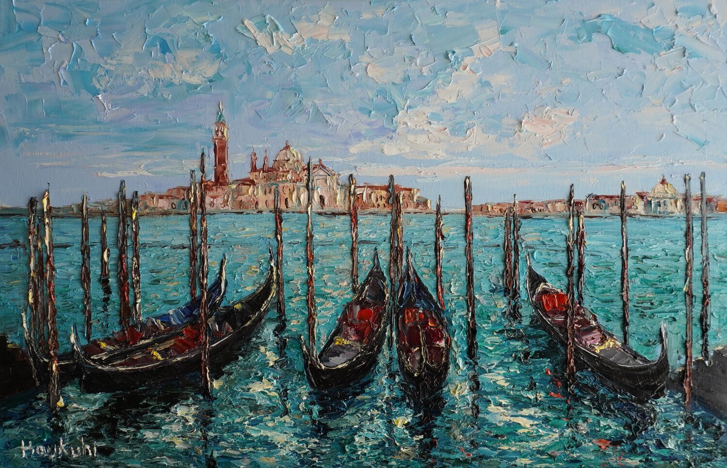 Venice Haykuhi Khachatryan Original painting for sale