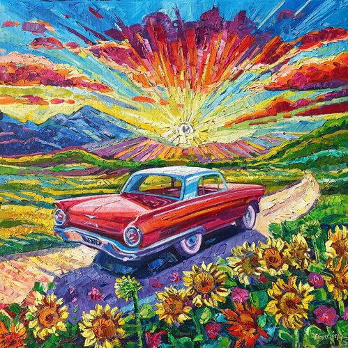Follow your Dreams by Vanya Georgieva, Painting for Sale on Select