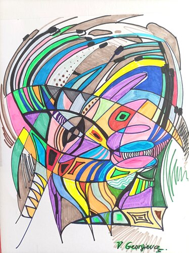 The Spy by Vanya Georgieva, Painting for Sale on Select