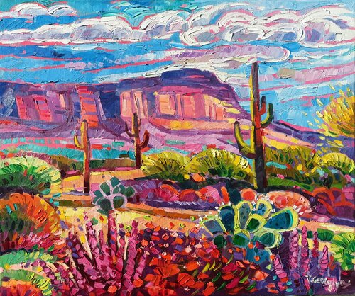 Magical day in Arizona by Vanya Georgieva, Painting for Sale on Select