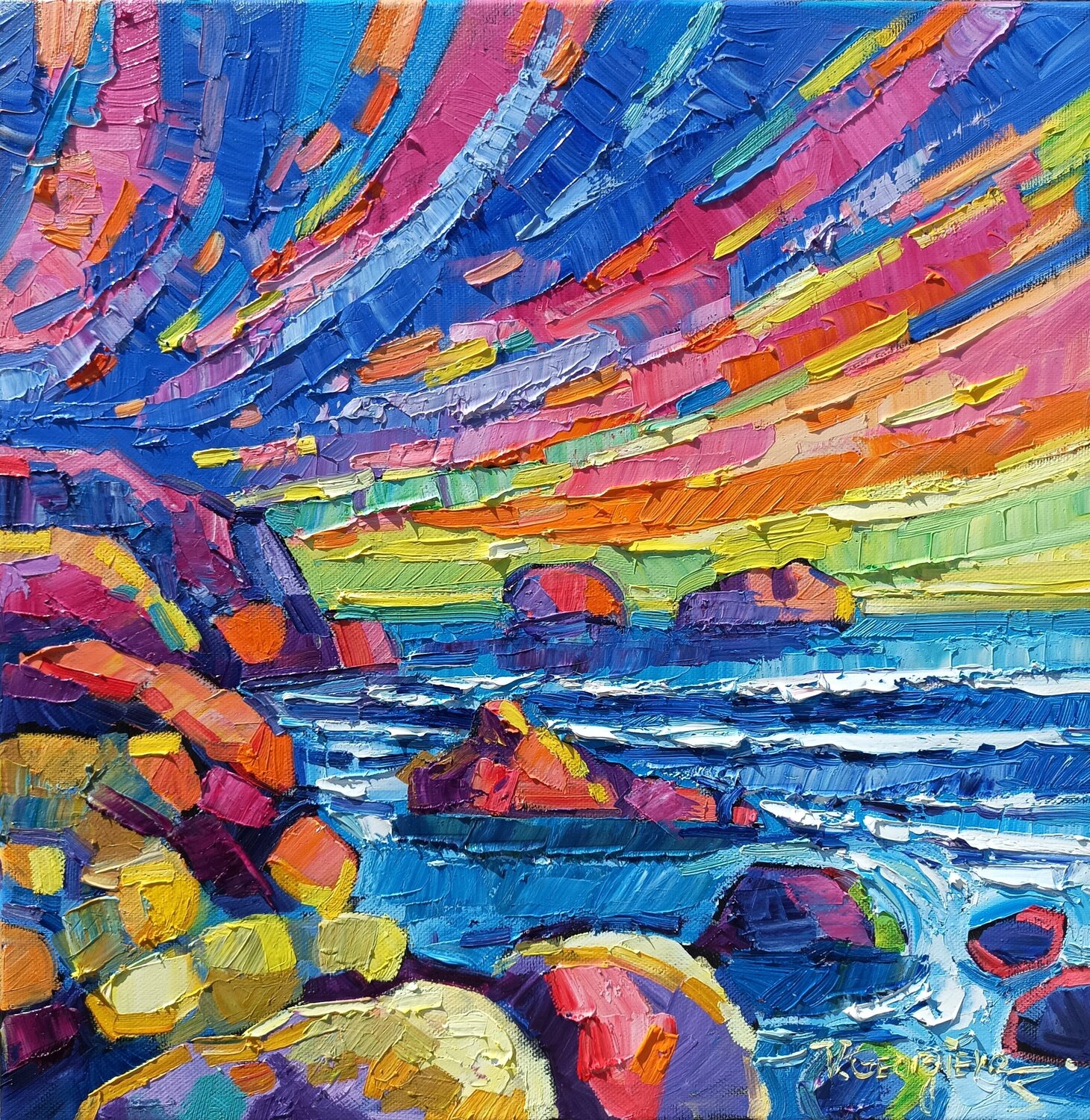 Bel mare 2 Vanya Georgieva Original painting for sale