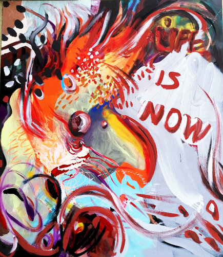 Life is Now by Zsuzsa Klemm, Painting for Sale on Select