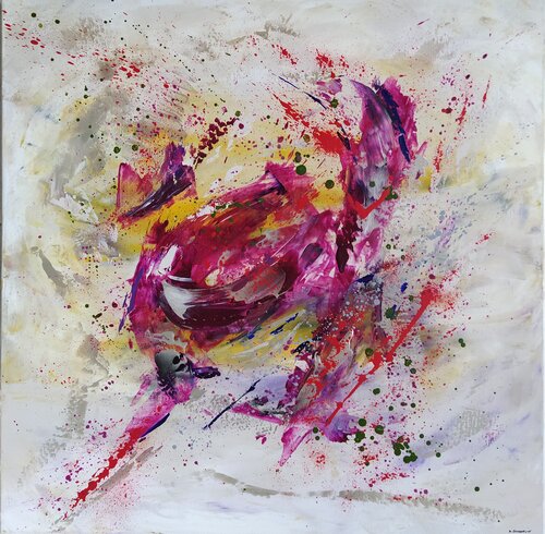 Énergie positive by Sylvie Jousselin, Painting for Sale on Select