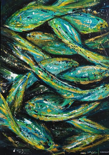 Profondeurs by Sylvie Jousselin, Painting for Sale on Select