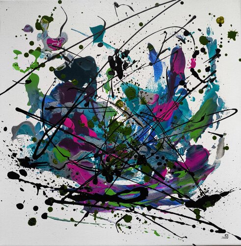 Éclat de Liberté by Sylvie Jousselin, Painting for Sale on Select