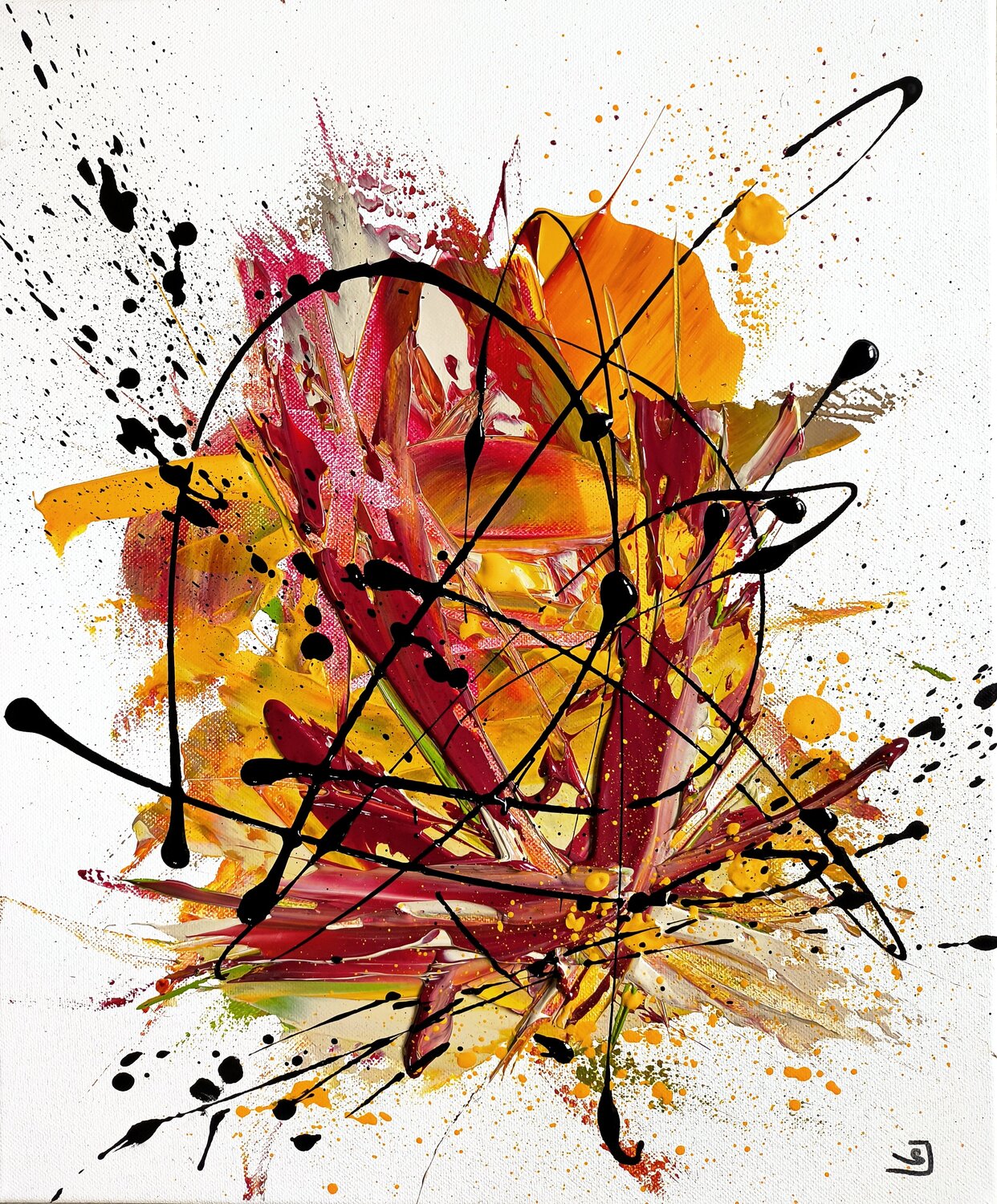 Liberté 5 Sylvie Jousselin Original painting for sale