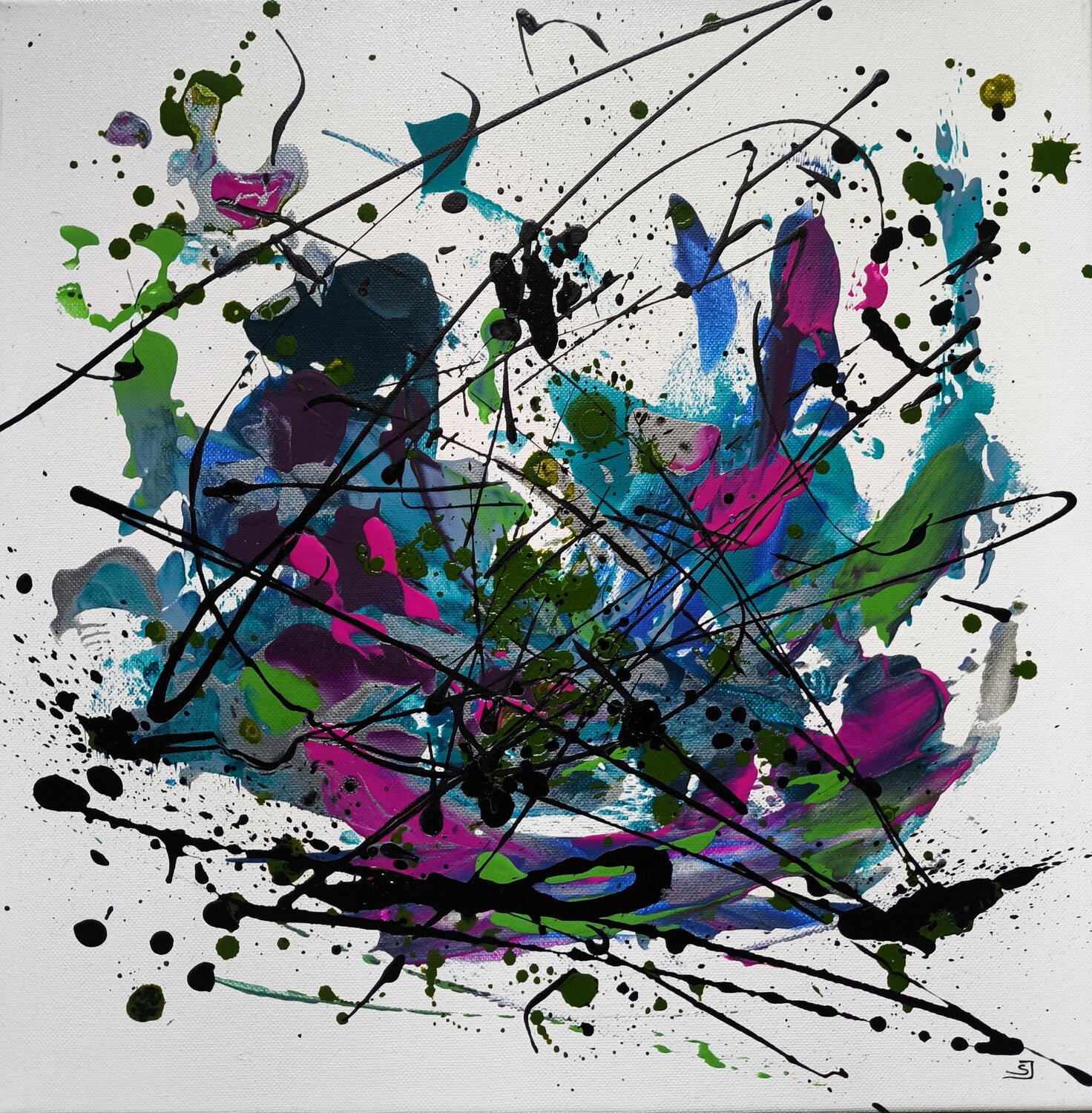 Éclat de Liberté Sylvie Jousselin Original painting for sale