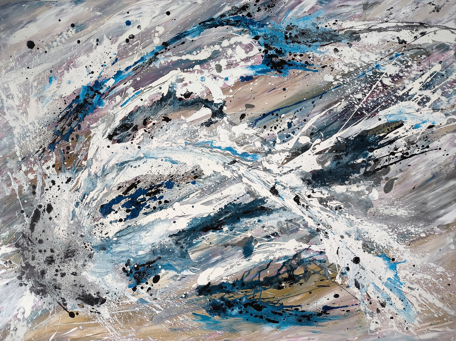 Brume d'écume Sylvie Jousselin Original painting for sale