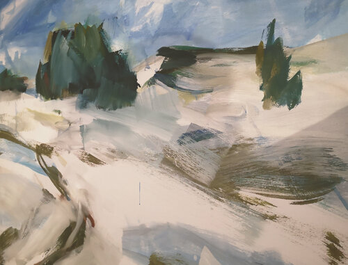 Frischluft by Kerstin Grobler, Painting for Sale on Select