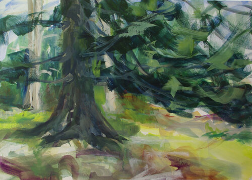 Nadelrausch by Kerstin Grobler, Painting for Sale on Select