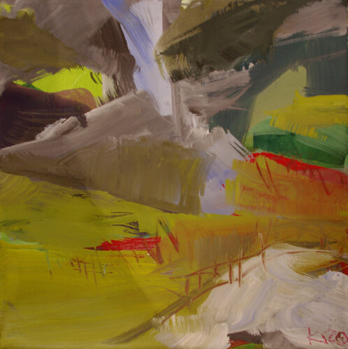 Im Berg 3 by Kerstin Grobler, Painting for Sale on Select