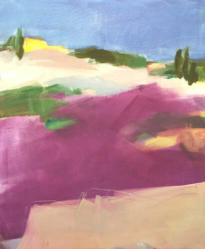Lavande 1 by Kerstin Grobler, Painting for Sale on Select