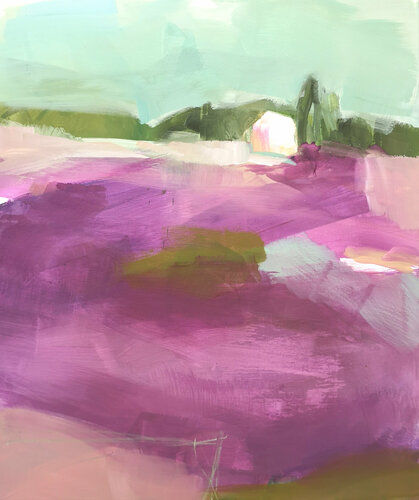 Lavande 2 by Kerstin Grobler, Painting for Sale on Select