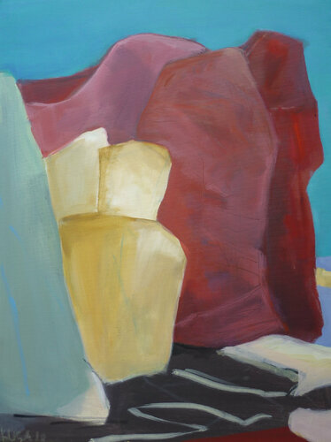 CoteRose 2 by Kerstin Grobler, Painting for Sale on Select
